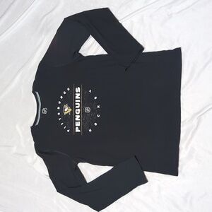 NHL Pittsburgh Penguins Hockey Longsleeve Graphic Fitted T-shirt XL
